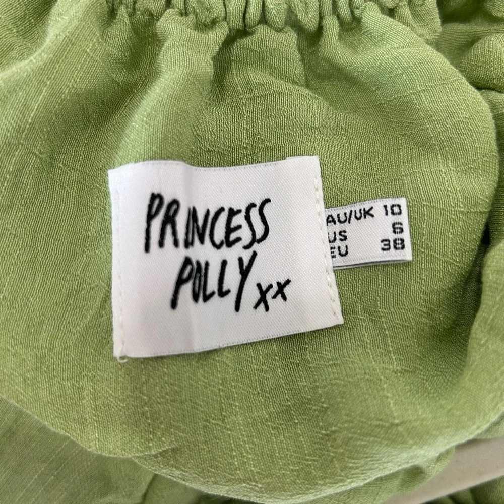 Princess Polly Light Green Sun Dress - Picture 4 of 7